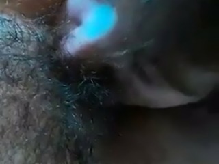 Having my hairy pussy eaten