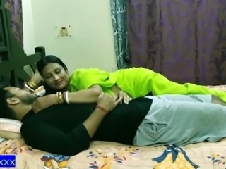Indian xxx milf aunty ko shat first time sex but brother caught us and he...