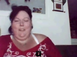 Fat ugly chick shows everything on webcam
