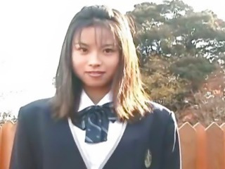 Japanese teen sucks and swallows teacher cock uncensored
