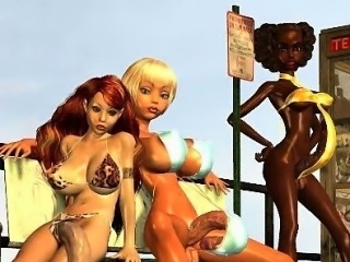 3D Trannies and Futanari Teens!