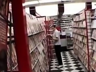 Black Slut Getting Fucked In A Store POV