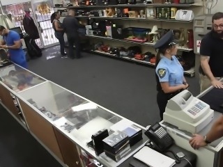 This Police Bitch Is Desparate Is Willing To Hock Her Gun