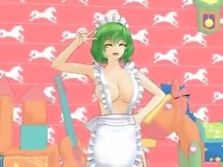 Yuuka the babysitter MMD 3D