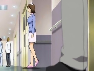 Japanese hentai nurse sucking big dick