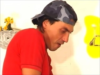 Mature cow does porn few days after giving birth