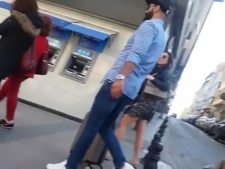 Azeri Tourist Girl Has Sexy Legs In Istanbul