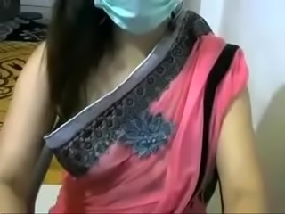 Hot girl showing boobs on webcam for money