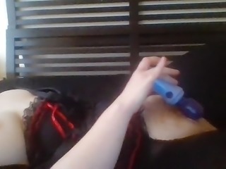Bigboob granny pov tugging cock