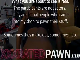 Sexy black babe Lexxi Deep fucks pawnmans hard cock