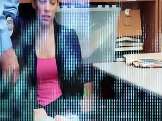 Carmen Calloway bouncing off her pussy on top of the LP Officer