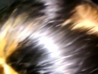 Latina girl has a big cock blowjob pov style