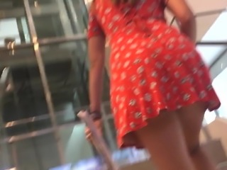 Upskirt Tourist Chick