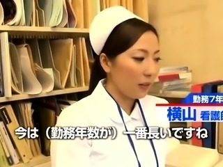 Horny Asian nurse in uniform enjoys a hard fucking in public