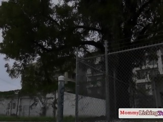 Lez schoolgirls seducing pussies with MILF