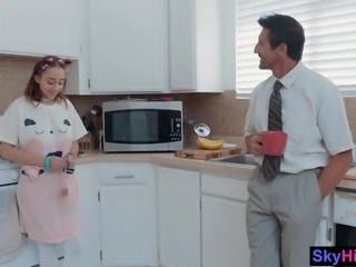 Horny stepdad wants that stepdaughter teens big tits